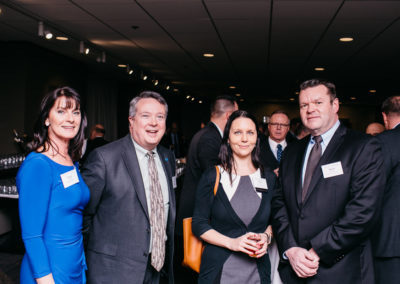 Members of the Worcester Economic Club gather to network and socialize.