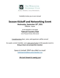 WEC Season Kickoff Event Flyer